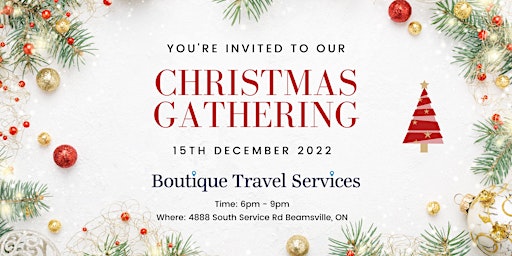 Boutique Travel Services Christmas Gathering *PRIVATE EVENT*