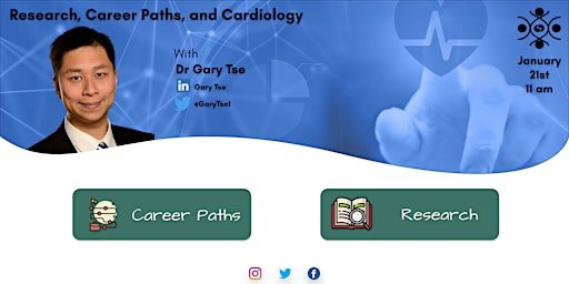 Career Paths & Cardiovascular Research as  a Medical Student by Dr Gary Tse