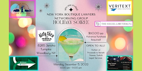 New York Boutique Lawyers Networking Group Holiday Soiree & Fundraiser