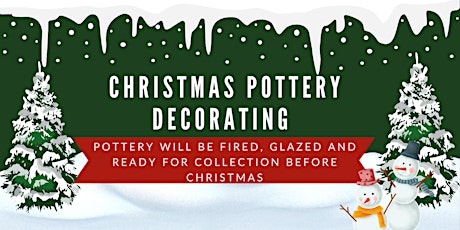 Christmas Pottery Decorating