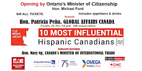 TLN 10 most influential Hispanic Canadians