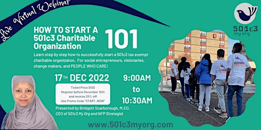 How to Start a 501c3 Charitable Organization 101