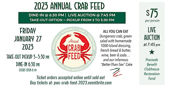 PWC All You Can Eat Crab Feed 2023