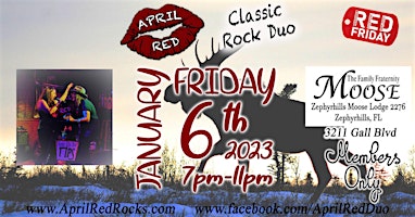 April Red is Back to ROCK the Moose Lodge 2276 in Zephyrhills!