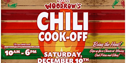 Little Woodrow's 8th Annual Chili Cook Off