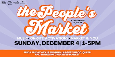 The People's Market at Republic Square on 12/4