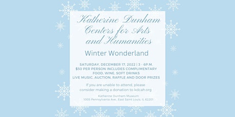 Katherine Dunham Centers Winter Wonderland - Annual Fundraiser