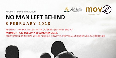 "No Man Left Behind" - Men's Ministry Launch Event primary image