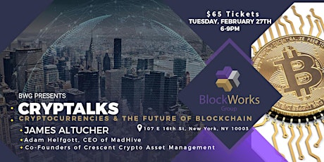 Cryptalks: Cryptocurrencies & the Future of Blockchain primary image