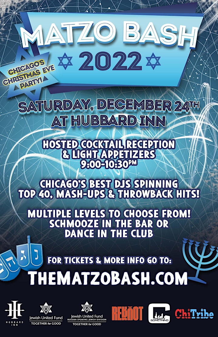 Matzo Bash - Chicago's Christmas Eve Party - Bubby Approved! image