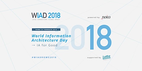 Immagine principale di World IA Day Roma 2018 - IA for Good 