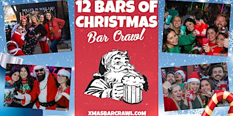 Immagine principale di 4th Annual 12 Bars of Christmas Crawl® - Baltimore 