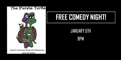 Free Comedy Show: Tony Bruhn - Purple Turtle