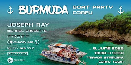 Burmuda Corfu boat party 2023
