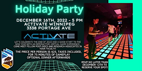 Social event- Holiday party- Interactive Virtual Game - ACTIVATE -