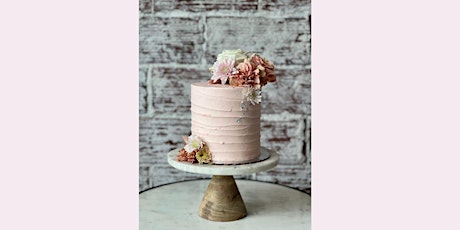 Cake Building & Decorating Class: Textured Buttercream Cake with Flowers