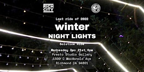 Winter Night Lights Solstice Ride