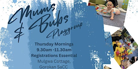 Mums & Bubs Playgroup 0-2 years Thursday Mornings primary image