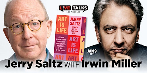 Jerry Saltz with Irwin Miller