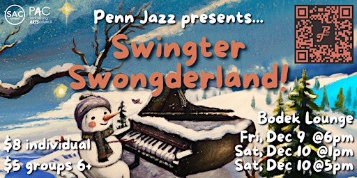 Penn Jazz presents: Swingter Swongderland!