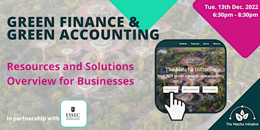 Green Finance and Green Accounting: resources and solutions for companies