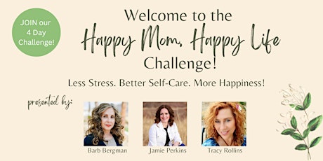 Happy Mom, Happy Life 4-Day Challenge