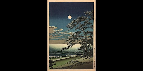 Art in Focus: Kawase Hasui, "Spring Moon at Ninomiya Beach"
