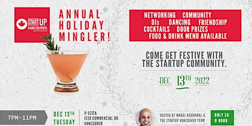 Startup Vancouver - Annual Holiday Mingler