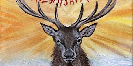 Handsome Holiday Reindeer - Paint and Sip by Classpop!™