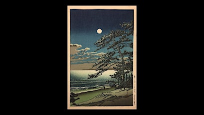 Virtual Art in Focus: Kawase Hasui, "Spring Moon at Ninomiya Beach"