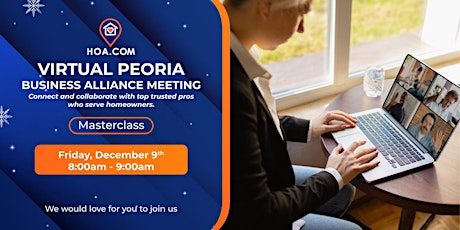 Virtual Peoria Business Alliance Meeting