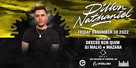 Hauptbild für Dillon Nathaniel at NEST Toronto || December 30th, 2022