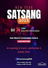 Primaire afbeelding van NEW YEAR Satsang - Music, Meditation and Food