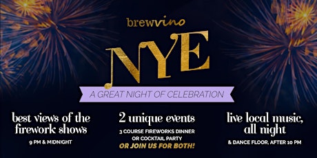 New Years Eve at Brewvino | NYE 2022 primary image