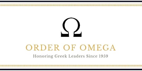 Order of Omega Spring 2018 Application  primary image