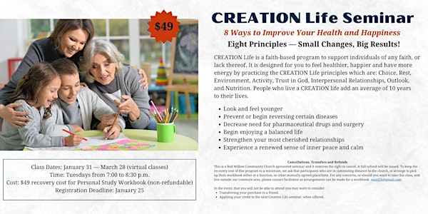 Creation Life Seminar