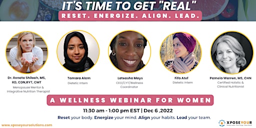 It's Time to Get "REAL"  -  Virtual Women's Wellness Summit