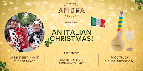 Imagen principal de Friday Live - An Ambra Italian Christmas!
