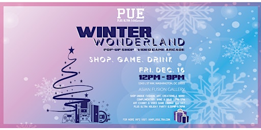 Winter Wonderland Pop Up & Video Game Arcade