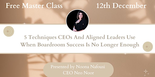 5 Techniques CEOs Use When Boardroom Success Is No Longer Enough