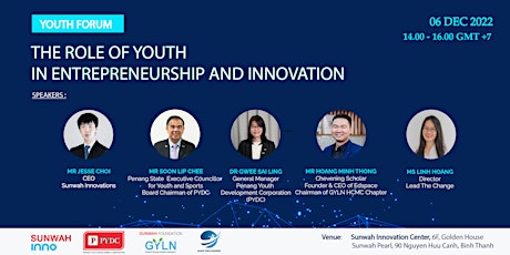 YOUTH FORUM: The Role Of Youth in Entrepreneurship and Innovation