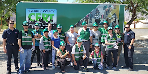 Community Emergency Response Team (CERT) Training May 4, 5 and 6, 2018