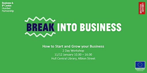 Break Into Business - How to Start and Grow Your Business. primary image