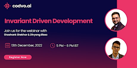 Invariant Driven Development