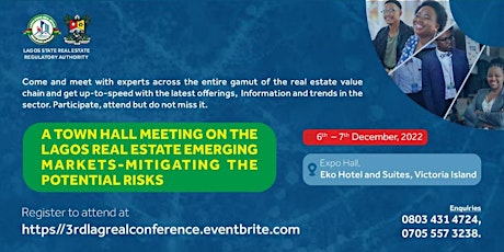 3RD LAGOS REAL ESTATE MARKET PLACE CONFERENCE AND EXHIBITIONS