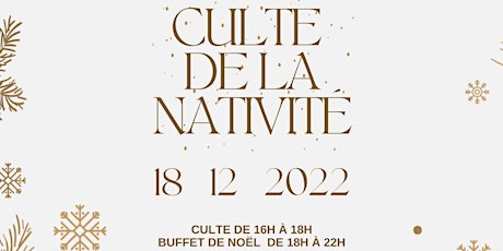 REPAS DU CULTE DE LA NATIVITÉ - 18/12