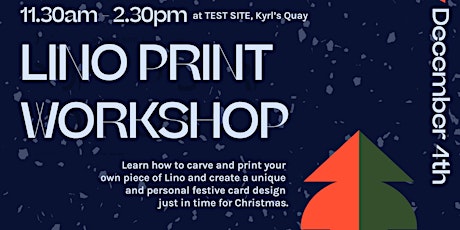 Lino Print Workshop - Christmas Card Making