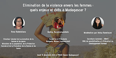 ELIMINATION DE LA VIOLENCE ENVERS LES FEMMES : ENJEUX ET DEFIS A MADAGASCAR