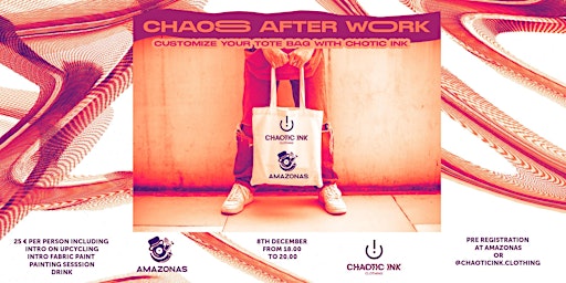 Chaos after work // workshop // Customize your tote bag.
