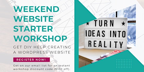 Weekend Website Starter Workshop